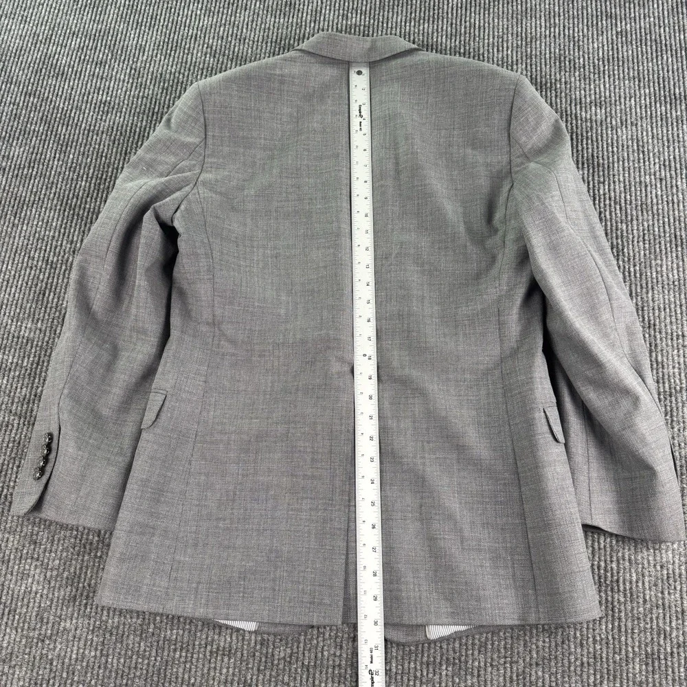 Brooks Brothers Suit Jacket 40R Gray Wool Regent Fit Explorer Silver Crest Logo